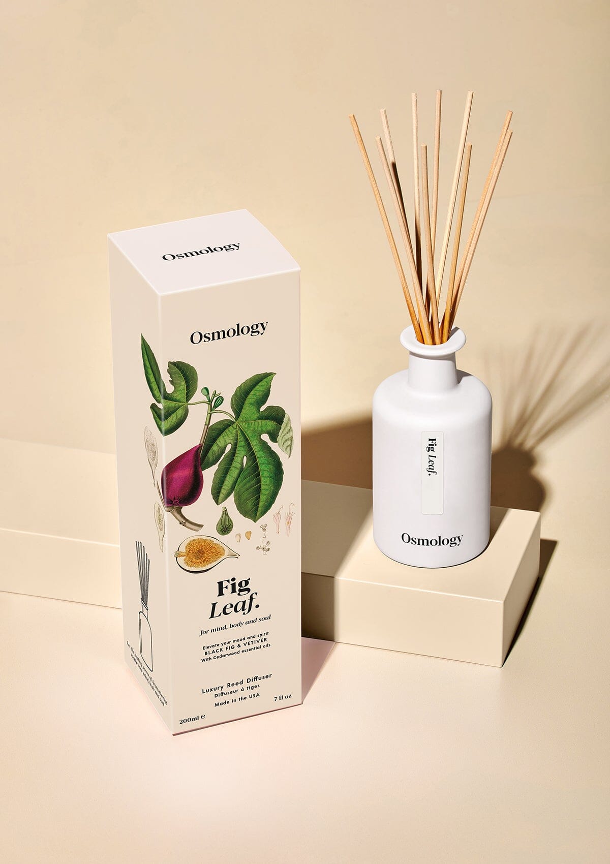 Fig Leaf Reed Diffuser - Black Fig Vetiver and Cedarwood