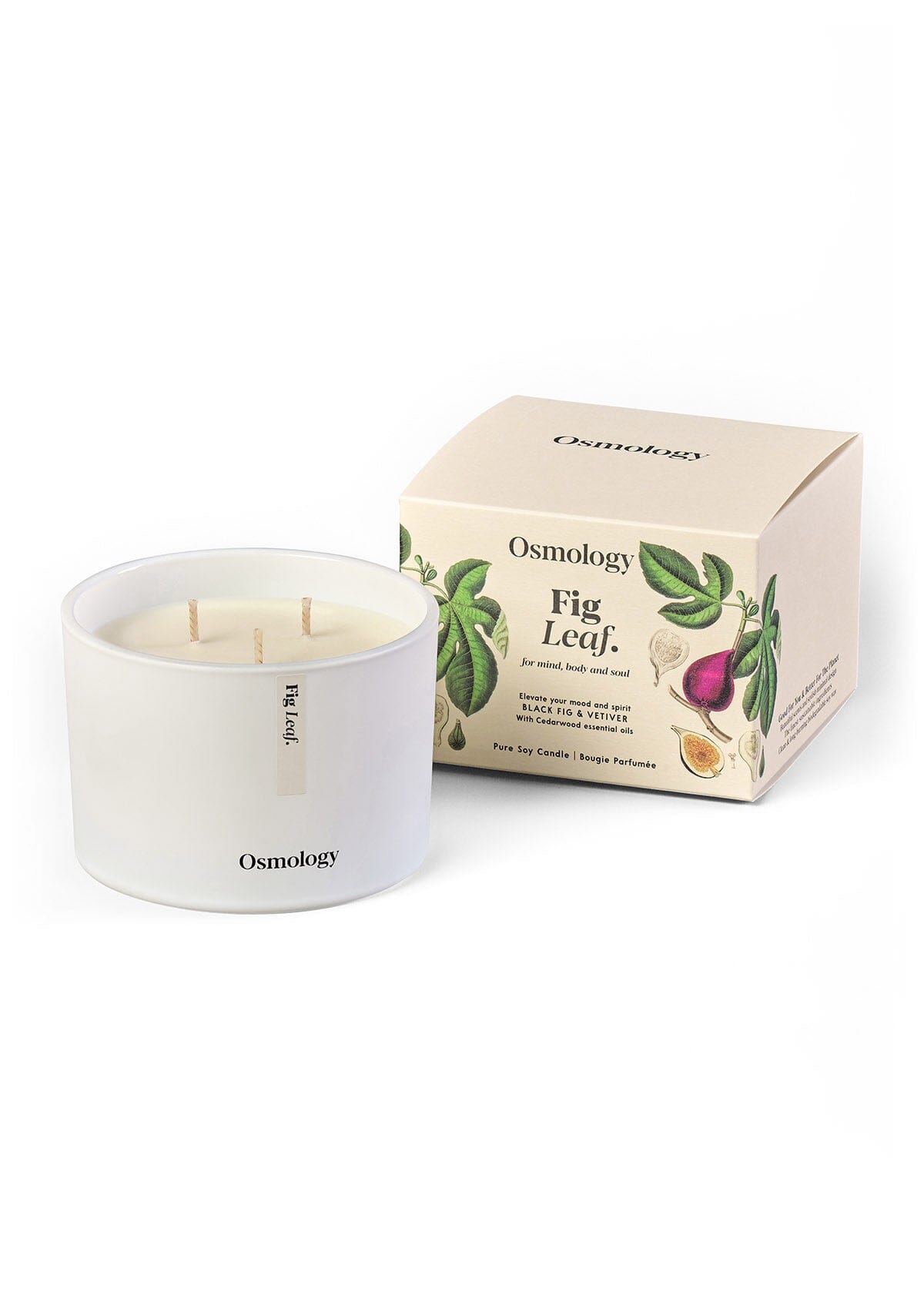 Fig Leaf Scented Triple Wick Candle