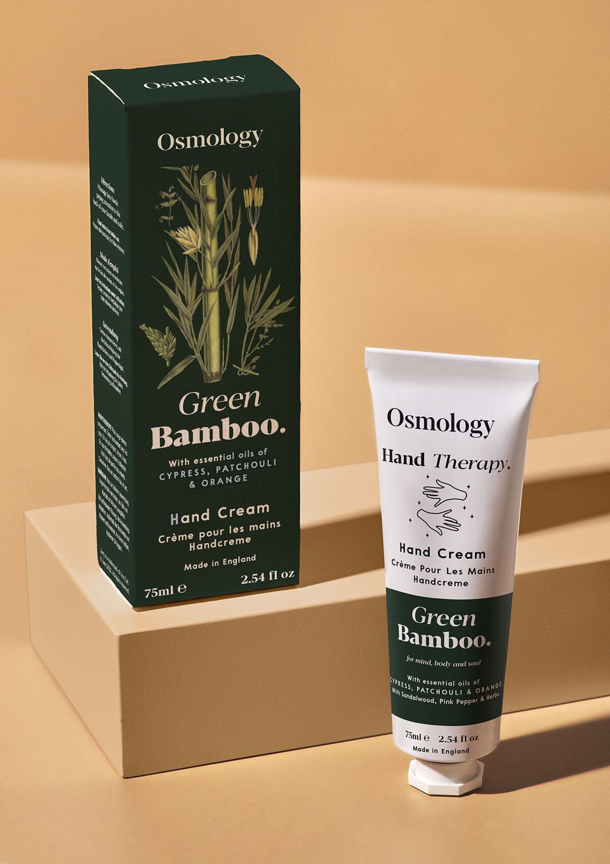 Green Bamboo Hand Cream - Cypress Patchouli and Orange