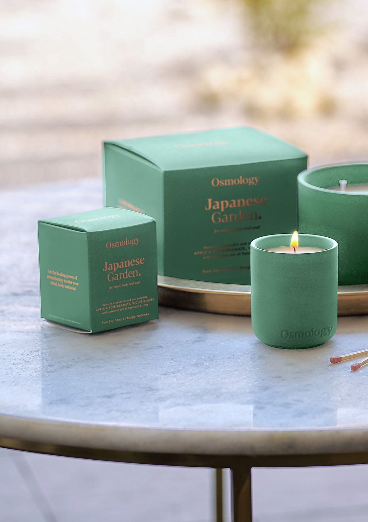 Japanese Garden Mini Scented Candle