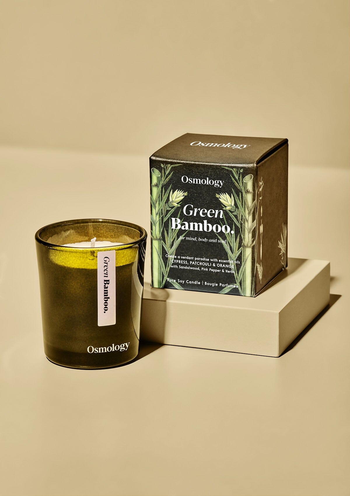 Green Bamboo Mini Scented Candle