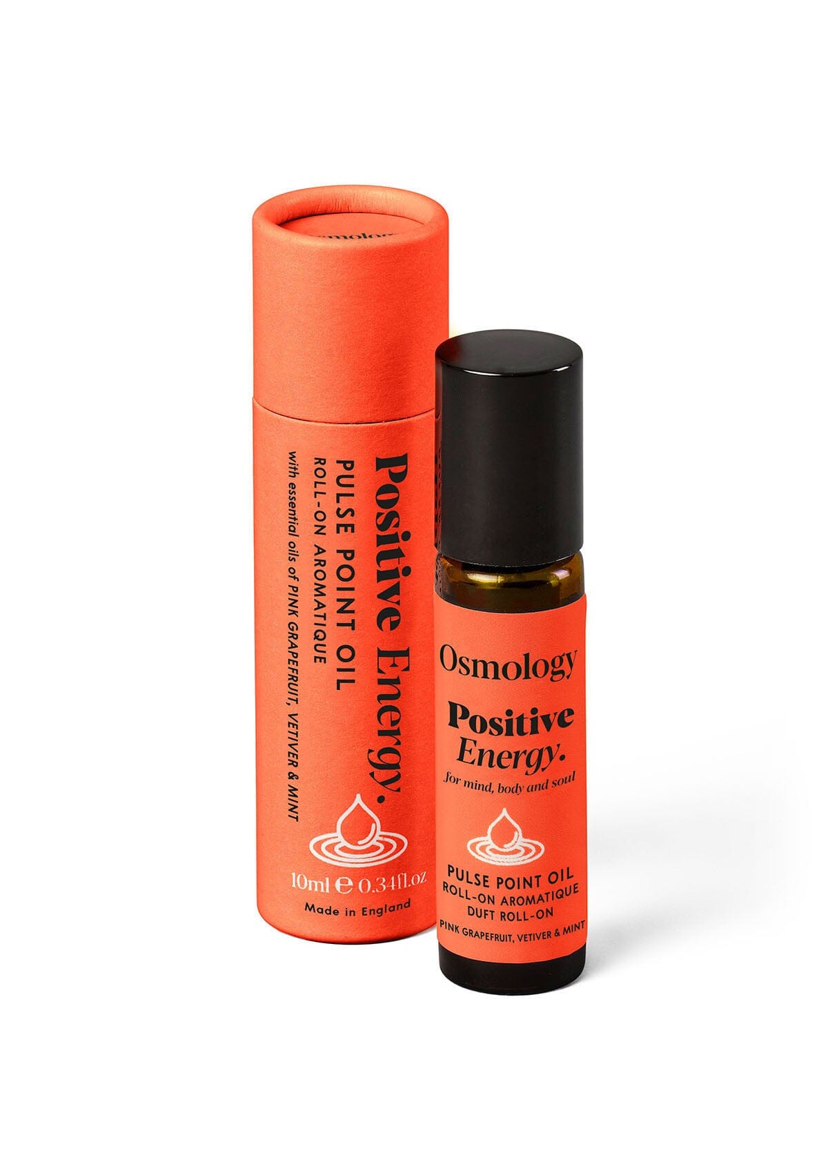 Positive Energy Pulse Point Roll On - Pink Grapefruit Vetiver and Mint