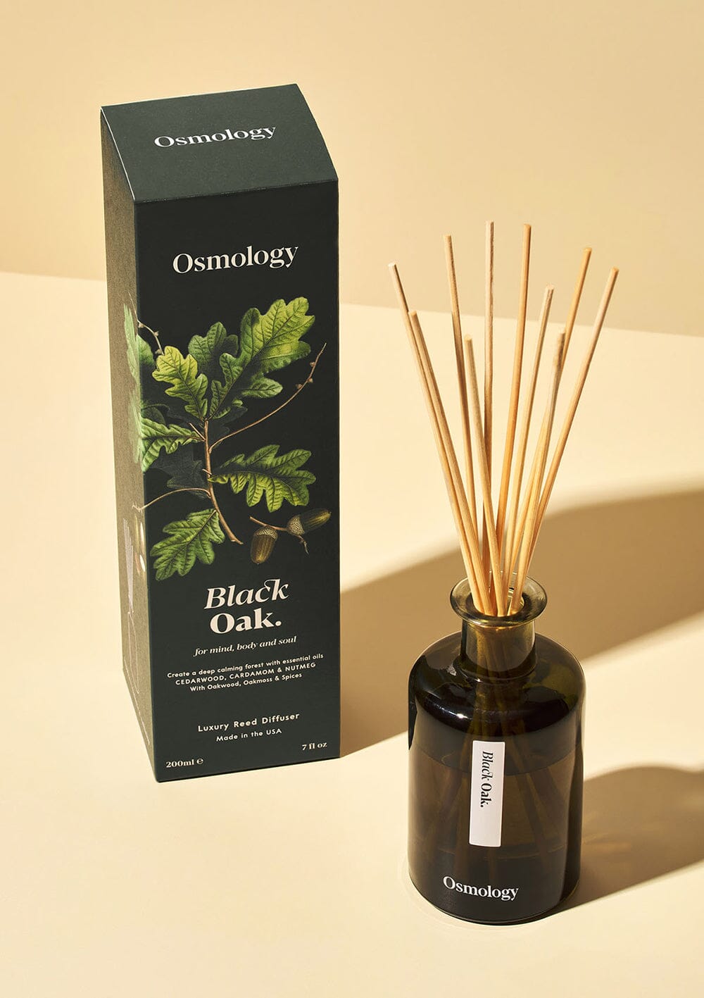 Black Oak Reed Diffuser - Cedarwood Cardamon and Nutmeg